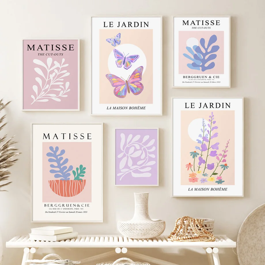 

Matisse Abstract Plants Flowers Nude Woman Wall Art Canvas Painting Posters And Prints Nordic Style Living Room Home Decor