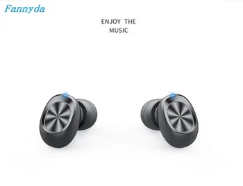 

One pair MINI wireless bluetooth earphone digital blueooth headset LED battery display long time standby intelligent operation
