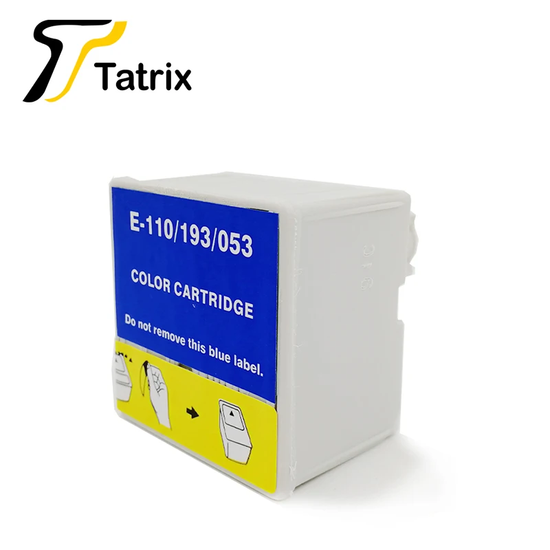 T053C Tatrix для Epson T013 T050 T053 совместимый чернильный картридж для принтера Epson Stylus Photo 700/710/720/750/EX2/EX3/IP-100 принтер - Цвет: T053C