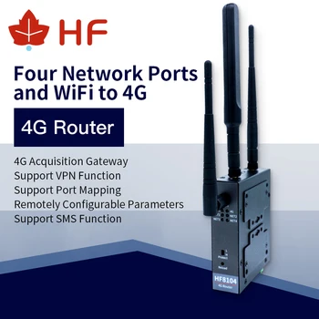 

HF8104 Industrial 4G Wireless Router Ethernet Wi-Fi to 4G Server Device 4 Ports RJ45 Linux System 4G/3G/GPRS Network HF8104