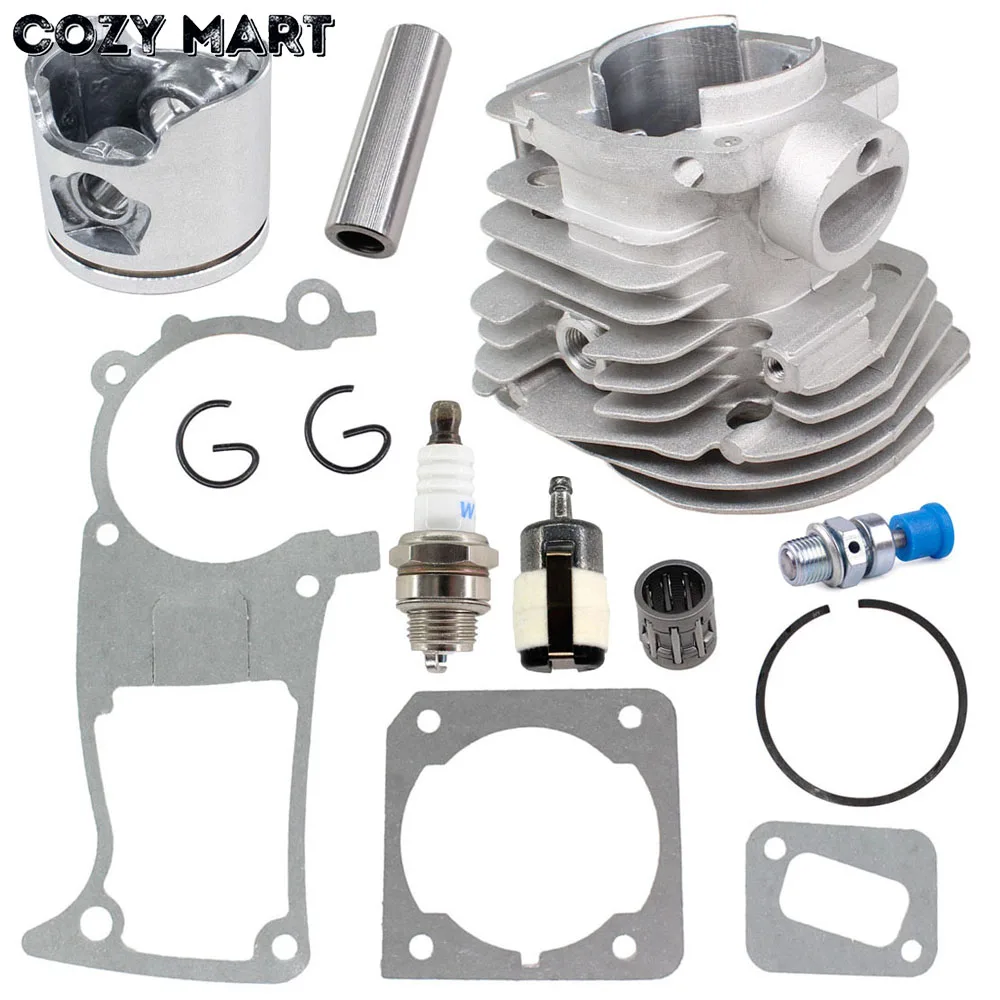 44mm Cylinder Piston Kits With Gasket Oil Filter And Spark Plug Valve For