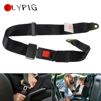 

Truck Car Kit Single Double Seat belt Black Lap Belt Adjustable Two 2 Bolt Points Safety for UTV Bicycles Go Kart Buggie