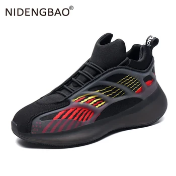 

men running shoes glowing Sneakers Man light up shoes fashion sport shoes Luminous mesh male walking footwear size 39-45