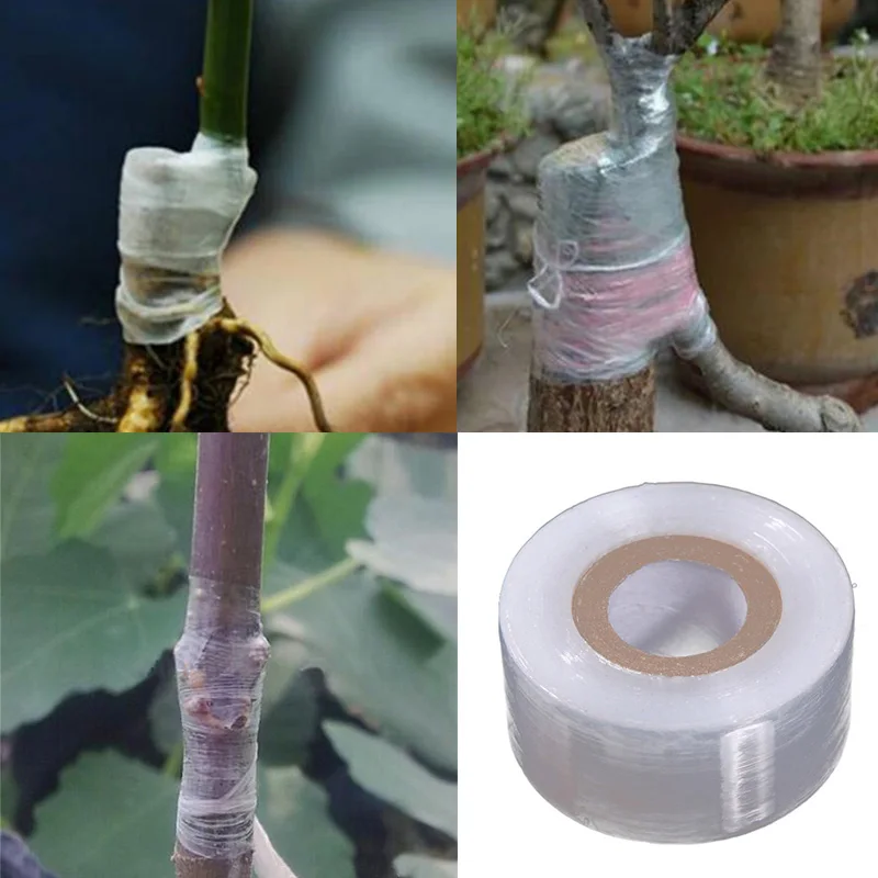 Ecofriendly PE Grafting Tape 30MM*120M Garden Tree Plants Seedlings