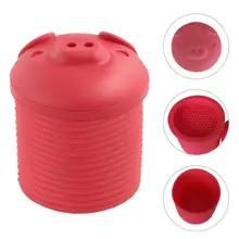 Сборщик жира в форме мультяшной свиньи из инновационного силикона с беконом и жиром