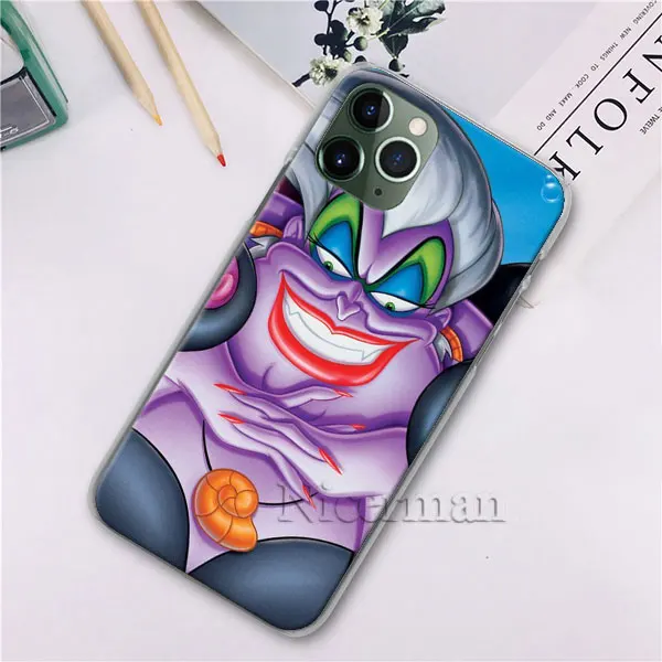 Чехол для телефона с изображением Русалочки Ursula для Apple iPhone X, XR, XS, 11 Pro Max, 7, 8, 6, 6s Plus, 5 5S, Жесткий Чехол - Цвет: H11