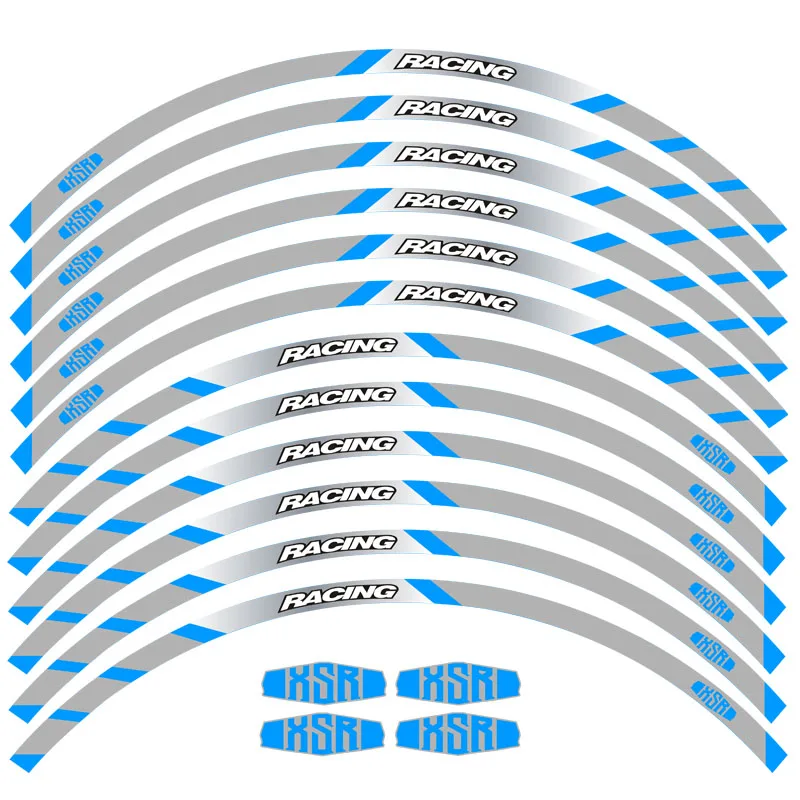 

12 шт., светоотражающие полосы для мотоцикла yamaha XSR