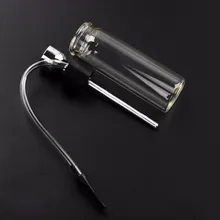 Baru Botol Kaca Pipa Air Portable Mini Hookah Shisha Merokok Tembakau Pipa untuk Merokok Logam Tabung Filter Aksesoris(China)