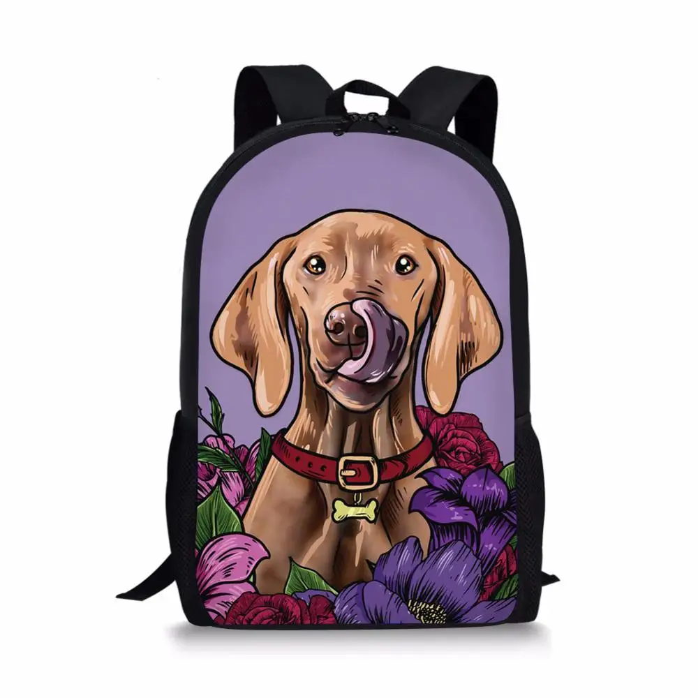 Nopersonality собака vizsla принт школьные ранцы для мальчиков; обувь для девочек; обувь для студентов; школьный рюкзак для мальчиков портфель сумка Mochila Escolar - Цвет: Z2645C
