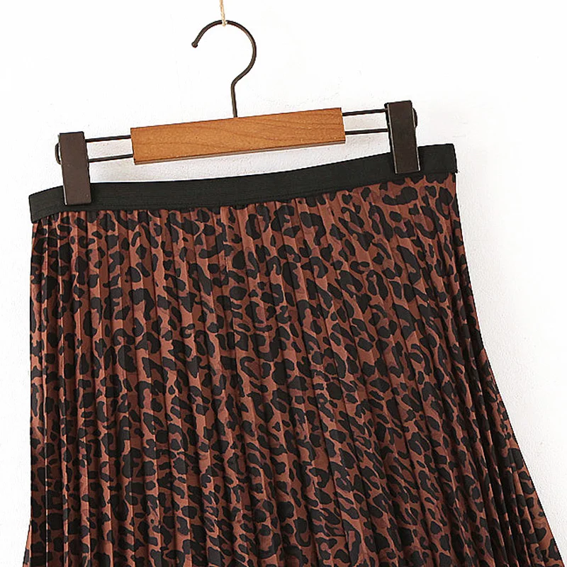 Fandy lokar свободные юбки с леопардовым принтом женская модная ...