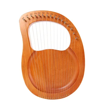 

Reindeer 16 Strings Wooden Mahogany Lyre Violin Harp String Musical Instrument with Pickup Tuning Tool Cleaning Cloth New