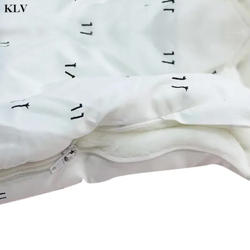 KLV детский спальный мешок для новорожденных на молнии, спальный мешок, одеяло, теплые милые спальные мешки в стиле яйца, постельные принадлежности