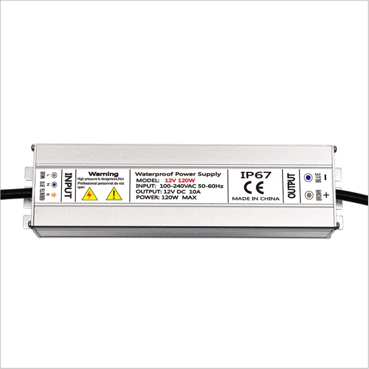 Специальное предложение, 12V 120W Водонепроницаемый Трансформатор 12V 10A трансформатор уличного 12 Вт водостойкый LED Трансформатор водонепроницаемый светодиодный индикатор питания