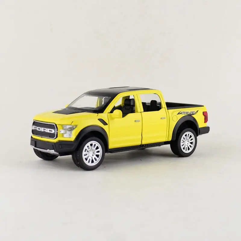 1:32/литая металлическая модель/внедорожник Ford F 150/светильник и звук/обучающий