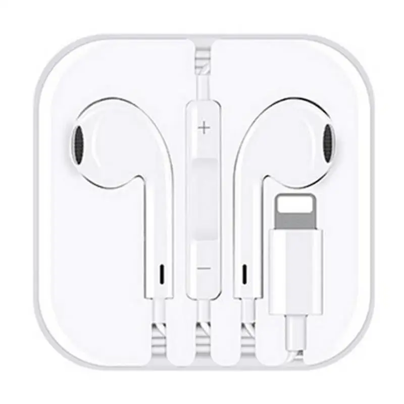 Белый I7, проводные наушники для iPad, iPhone 5, 6, 7, 8 Plus, X, XS, MAX, XR, Bluetooth, наушники, наушники, музыка, вызов, ответ, стерео, IOS, гарнитуры - Цвет: Белый