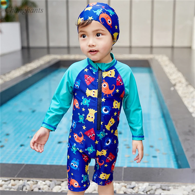 Новая модель, детский цельный купальник для мальчиков 2-9 лет, одежда для купания для мальчиков, купальные костюмы, одежда для купания, летний костюм, детская одежда