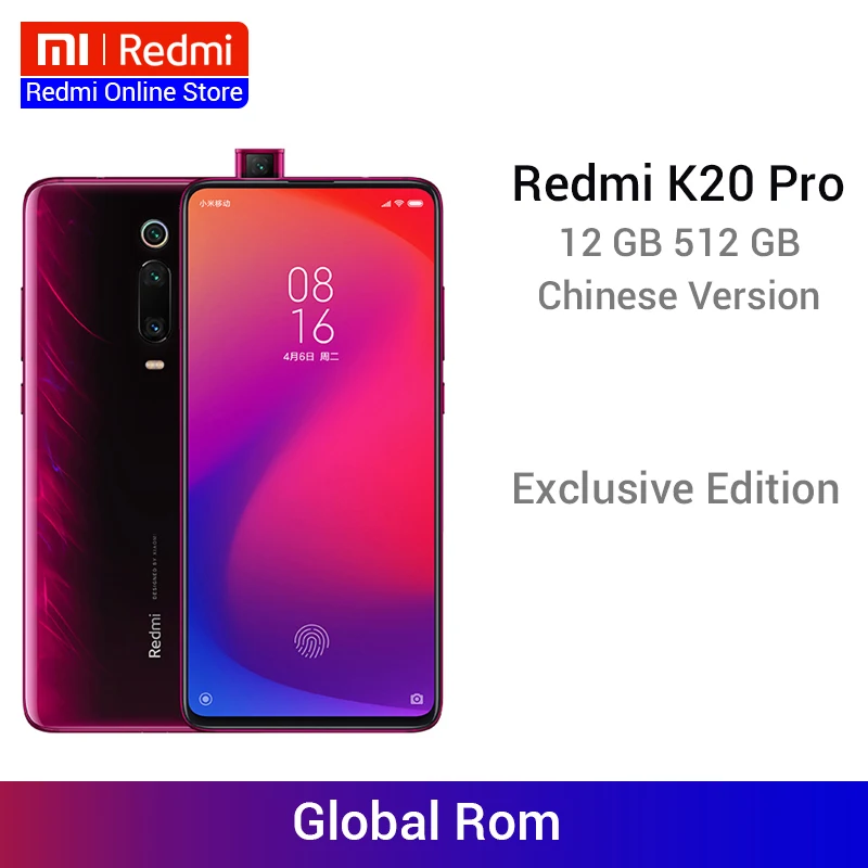 Privilege Edition Xiaomi Redmi K20 Pro 12 Гб 512 ГБ Snapdragon 855 Plus мобильный телефон 6 39 дюймов AMOLED 48MP