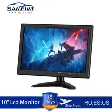 10 zoll LCD HD Auto Kopfstütze Monitor HDMI/VGA/AV/USB/SD TV & PC 2 kanal Video Eingang Sicherheit Monitor DVD-player Mit Lautsprecher