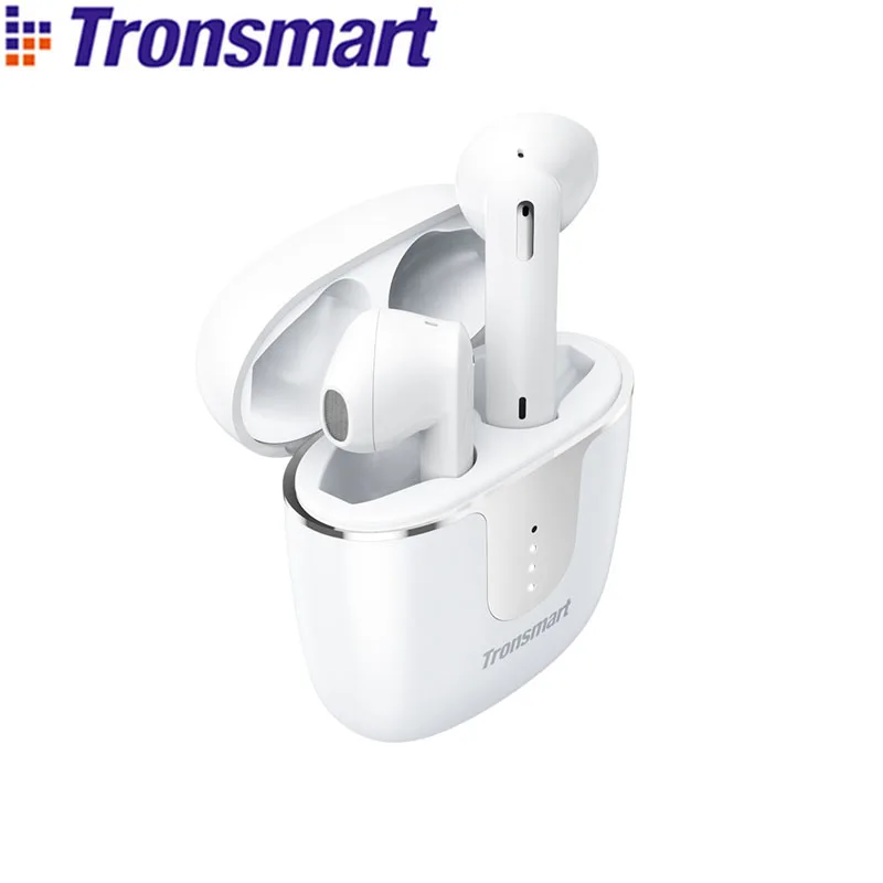 Tronsmart — Ecouteurs Bluetooth 5.0 TWS, oreillettes sans fil, stop-bruit, avec 4 microphones,temps de jeu 24 h, Onyx Ace