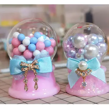 

DIY Crystal Ball Glass Resin Mold Art Crafts Twirling Gumballs Machine Game Mold X7YC
