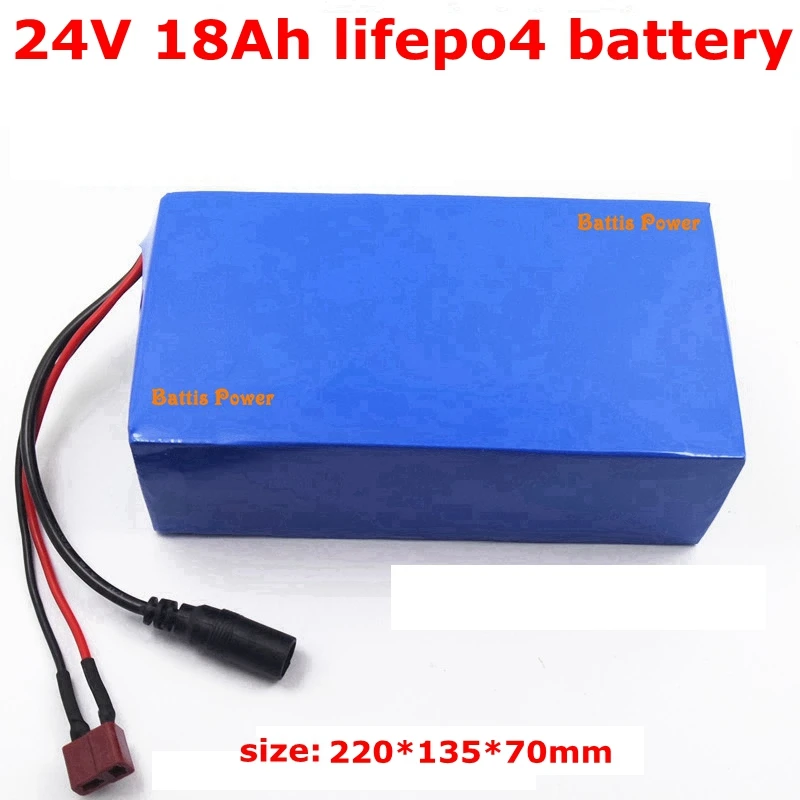 24V 18AH24v Электрический велосипед LIFEPO4 500w 800w ПВХ чехол 24v литий скутер электрический велосипед Батарея+ BMS Зарядное устройство