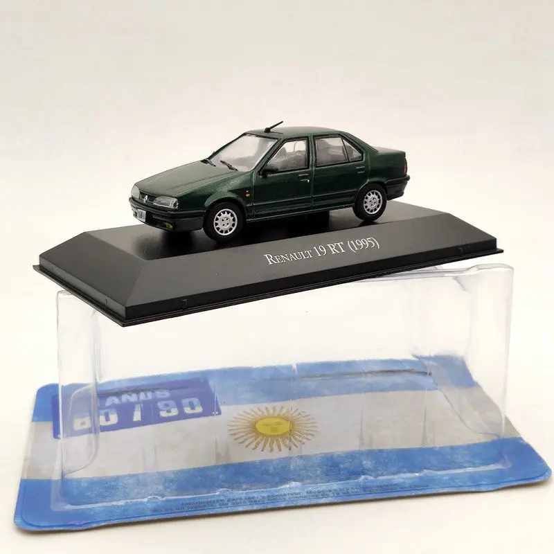 

IXO 1:43 Renault 19 RT 1995 Argentina Modern Cars Green Diecast Models Limited