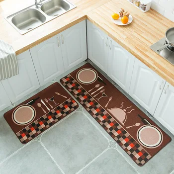 

2size/set Kitchen Living Room Door Mats Large Size Anti-Slip Kitchen Carpet Welcome Doormat Outdoor Mat