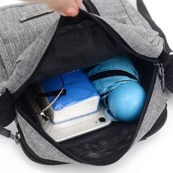 

Large Capacity Lightweight Business Casual Bag Multi-functional Outdoor Casual Summer One-Shoulder Sling Bag Crossbody Bag