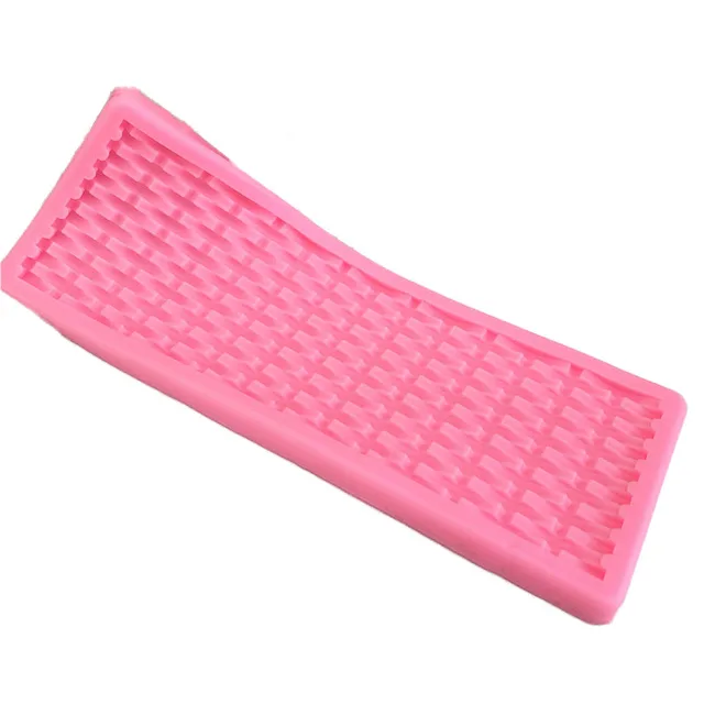 Szövés Kosár Szimuláció Textúra Flip Cukor Csokoládé Torta Szilikon Penész Sütőedény Dekorációs Eszköz - Image 3