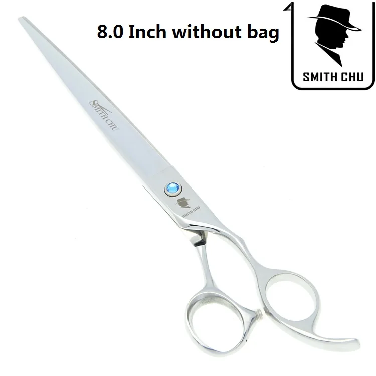 LZS0040 no bag 80 8,0 дюймов ножницы для стрижки больших собак Smith Chu Япония 440c прямые изогнутые ножницы для ухода за животными LZS0037 - Цвет: LZS0040 no bag 80