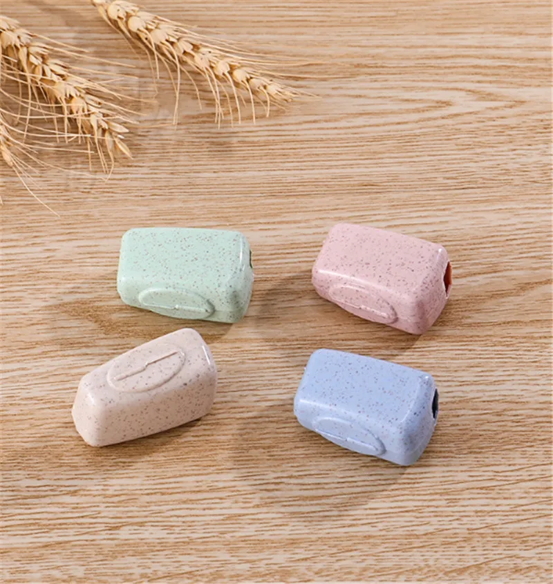 4 Pcs Portable Tooth Brush Cover Holder Toothbrush Headgear Travel Hiking Camping Brush Cap Case Hygiene Care Outdoor