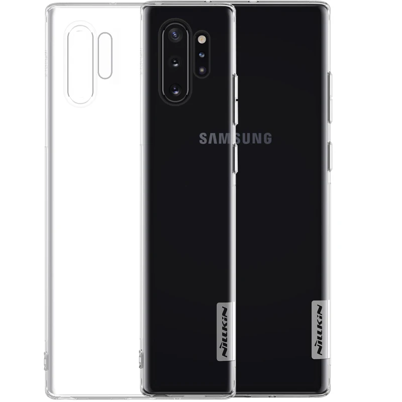 

For Samsung Galaxy Note 10 10+ 5G NILLKIN Nature TPU Ultra Thin Transparent Clear Soft Back Cover Case For Samsung Note 10 plus