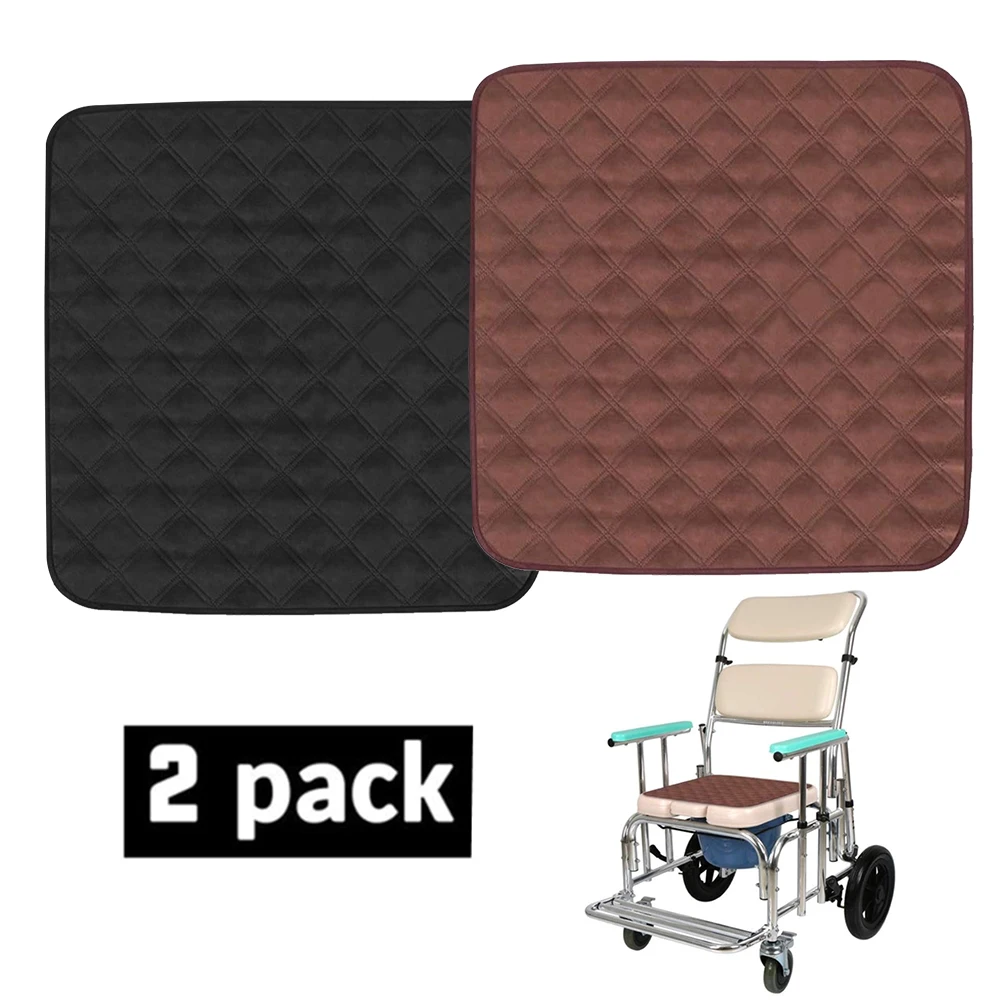 2pcs Home Non Slip Incontinence Sofa Water Resistant Easy Clean Wheelchair Cushion Chair Cover
