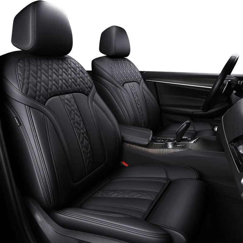맞춤형 맞춤형 자동차 액세서리 시트 커버, 5 좌석 풀 세트, Bmw 7 5 3 1 시리즈 X5 X3 X1 전용 최고 품질 가죽