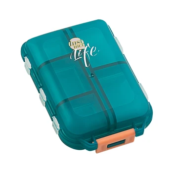 

Mini Small Plastic Cute Pill Organizer Portable Travel Rectangular Medicine Box Design Guarda Mascarillas Home Decore Ec50sn