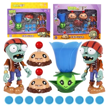 

PVZ Plants Vs Zombies Action Figure Toy Peashooter Chomper Zombie Anime Figure Model Funny Toys For Children