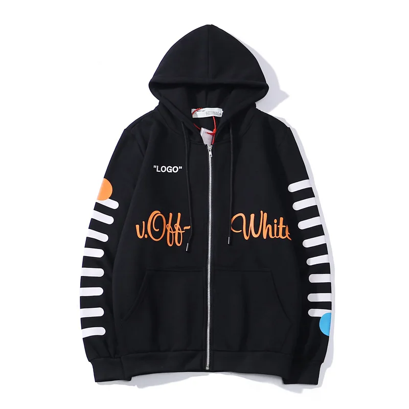

Off Ow White World Cup Teenager Cardigan Men And Women Students Couples Hooded 33 Men's Sweatshirts & Hoodies