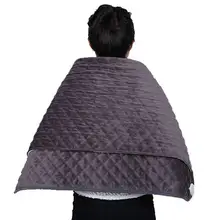 12 В зимнее домашнее офисное Отопление шаль плечо электрическое подогреваемое одеяло коврик мягкое карбоновое волокно с подогревом шаль 90x60cmPain облегчение ног