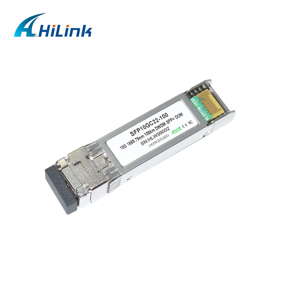 Волоконно-оптический 10G DWDM SFP+ 100 км CH17~ 61 1559,79 CH22 100 ГГц приемопередатчик