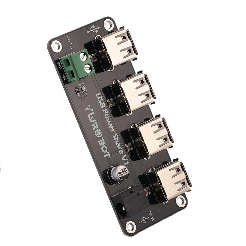 5V 4 канала USB Мощность сплиттер Мощность зарядная Модульная плата