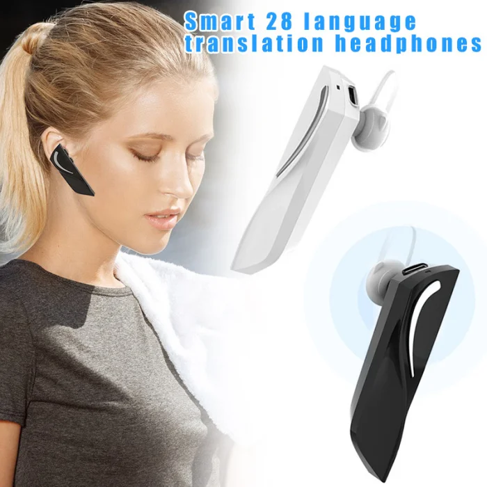 Смарт-28 Язык устройство для перевода мгновенный портативные bluetooth-наушники голосовое устройство для перевода ING-SHIPPING