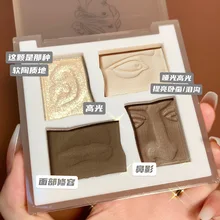 

Maffick 3d Contour Palette Bronzer Highlighter Makeup Powder Face Highlighters Bronzer Powder Highlighter Palette