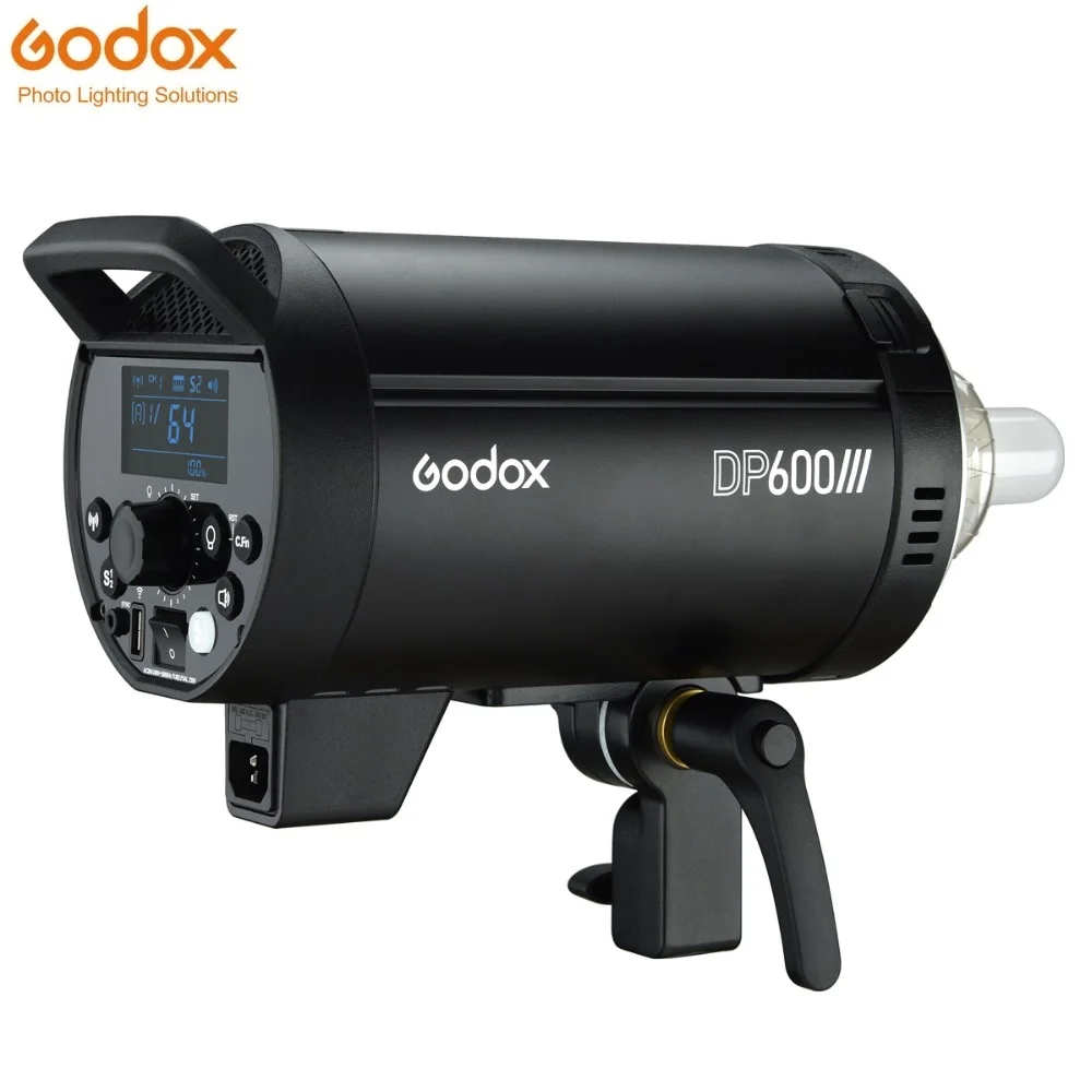

Godox DP600III 600 Вт профессиональная студийная стробоскопическая вспышка светильник GN80 2,4G Вспышка для фотокамер Speedlite HSS 1 / 8000s Встроенный X Системы для видеосъемки