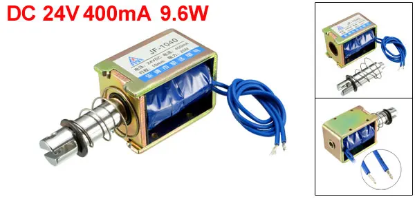 DC24V 1.8N 10mm Uxcell 1 шт. Электромагнитный Электромагнит Потяните Тип линейного движения DC 12 В 24 В 300mA 1.8N 5N 6N 15N 20N 25N 10 мм - Цвет: DC24V 1.8N 10mm