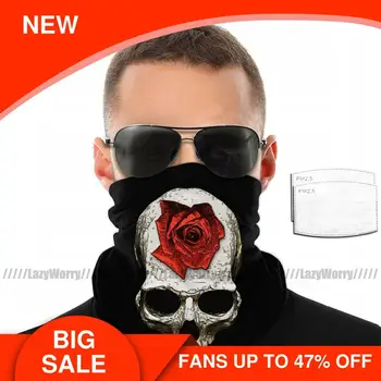 

Zombie Skull Mouth Face Mask Grateful Facial Mask Adult Fashion with 2 Filters Funny Mask