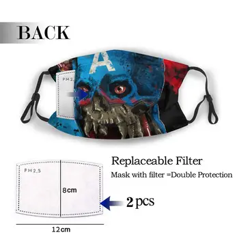 

protective mask with filter Dead Species We Are Power Hero anti dust PM2.5 reuse adult teen child girl