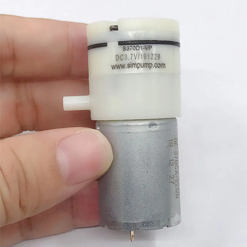 Pompa Per Vuoto DC 12V Mini 370 &ndash; Pompa A Membrana Per Aspirazione, Pressione Negativa