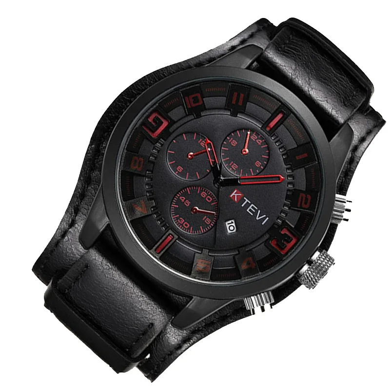 Новые часы мужские спортивные военные кварцевые наручные часы Роскошные мужские часы Топ бренд кожа водонепроницаемые часы мужские relogio masculino