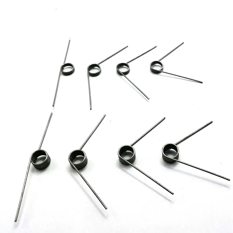 

10PCS Custom Small High Strength V-Shaped Spring Steel Torsion Spring 0.3-0.4mm Wire 2-5mm Outer Diameter 5-50mm Angle Length