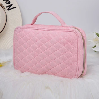 

Earrings Jewelry Case Pouch Travel Portable Full Protective Organizer Bag Large Capacity Women Display Necklaces Zipper Fashion